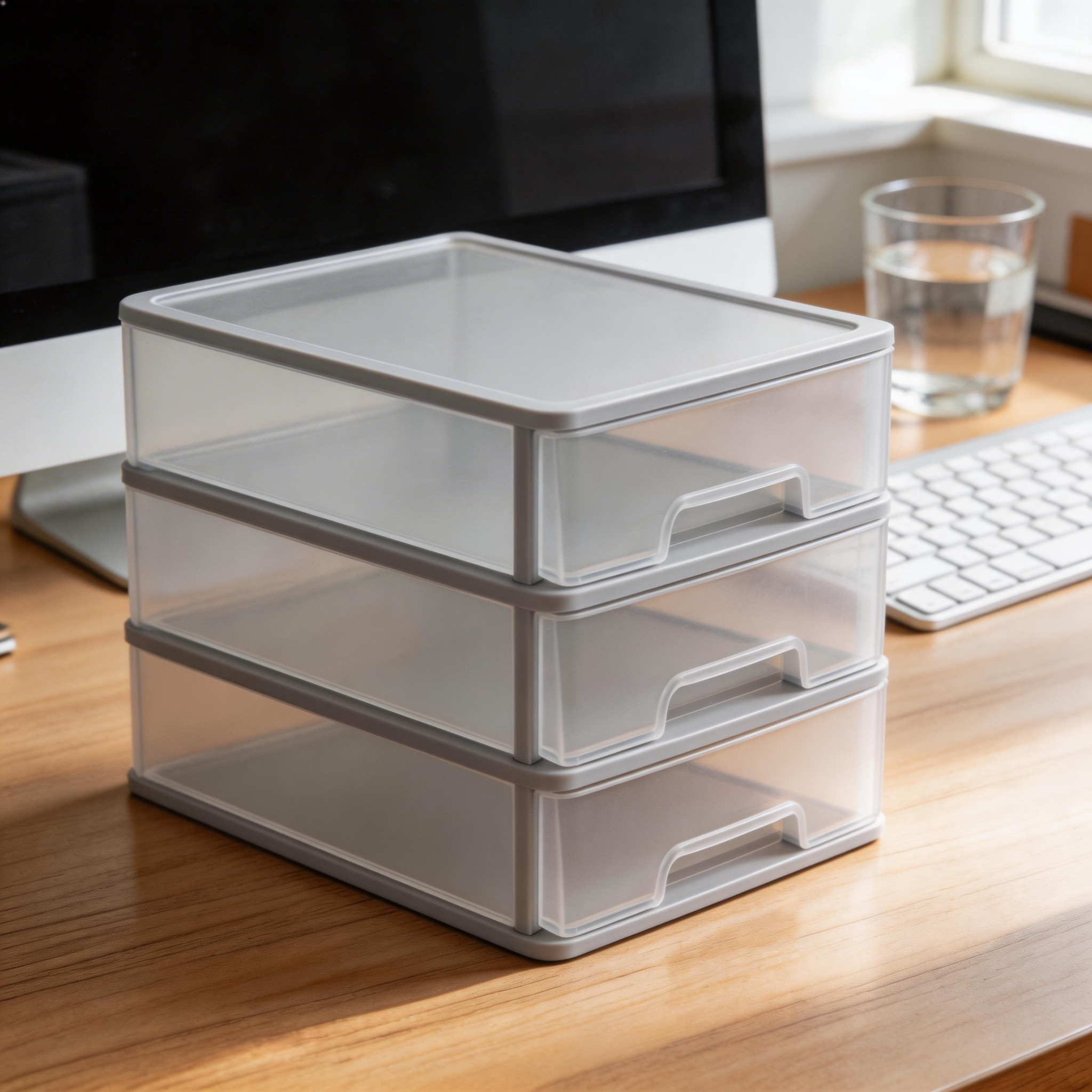 Functional Organization | Durable Plastic Material | Stylish Home Storage | Thoughtful Gift for Neat Freaks | Practical Design with Transparent Lid