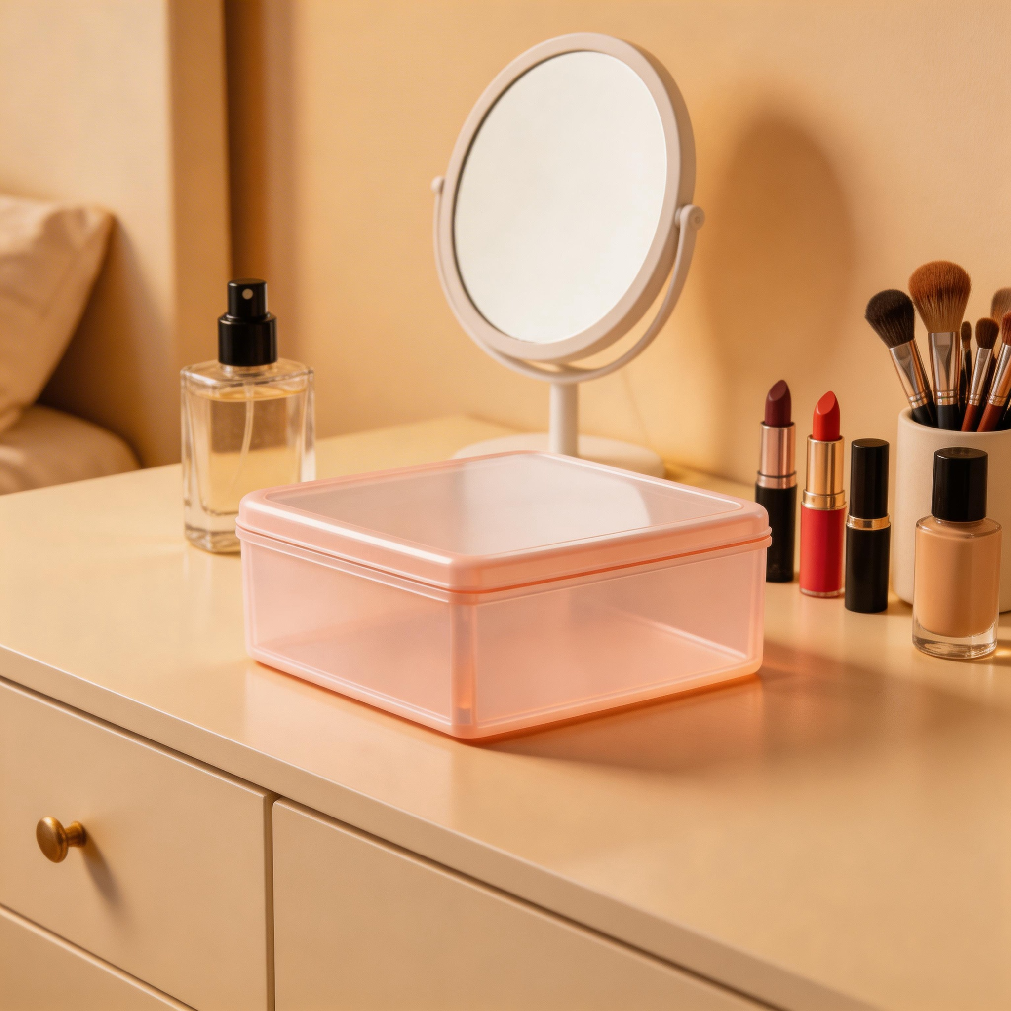 Practical Storage Solution | Durable Plastic Material | Versatile Home Organization | Ideal Gift for Neat Enthusiasts | Sleek and Transparent Design