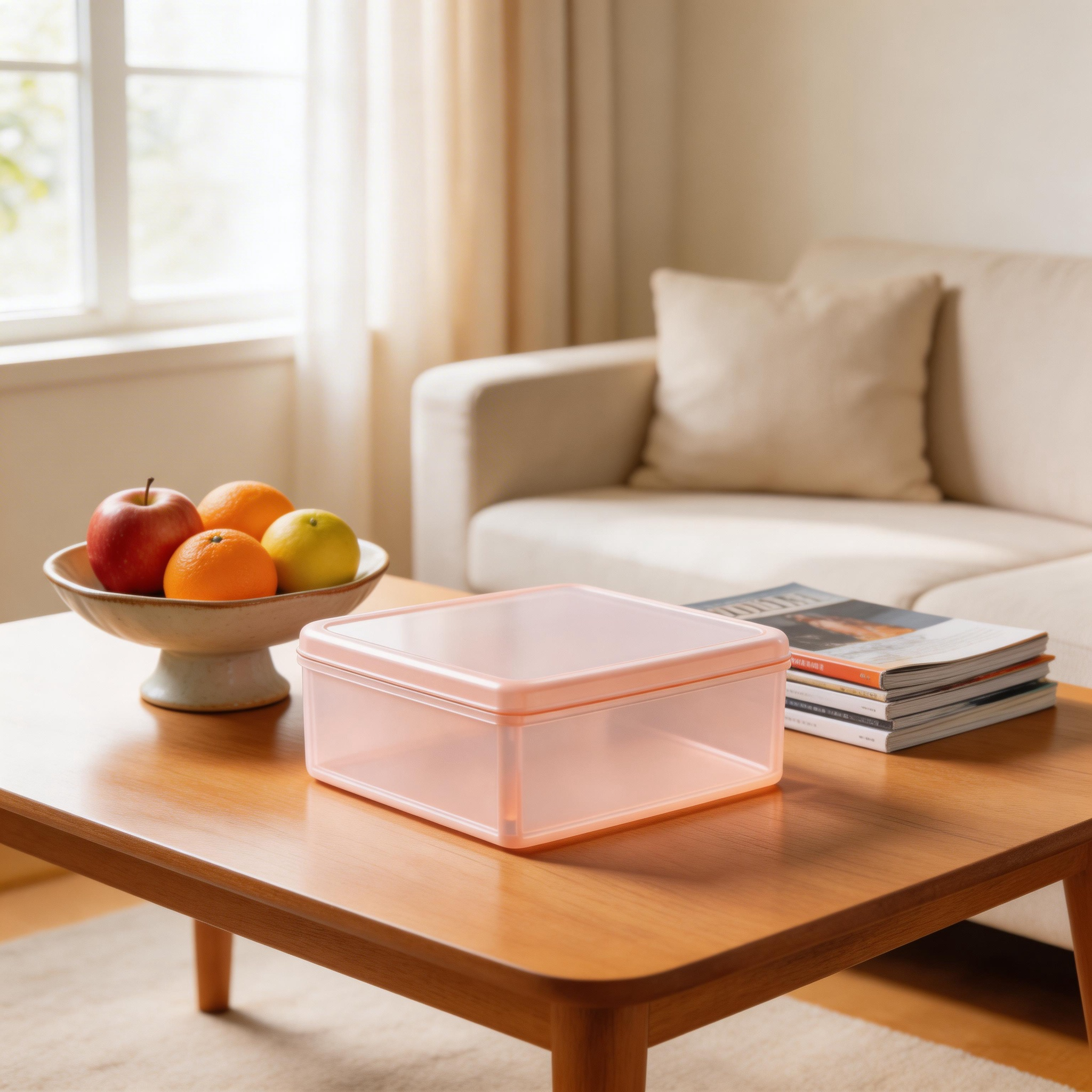 Practical Storage Solution | Durable Plastic Material | Versatile Home Organization | Ideal Gift for Neat Enthusiasts | Sleek and Transparent Design