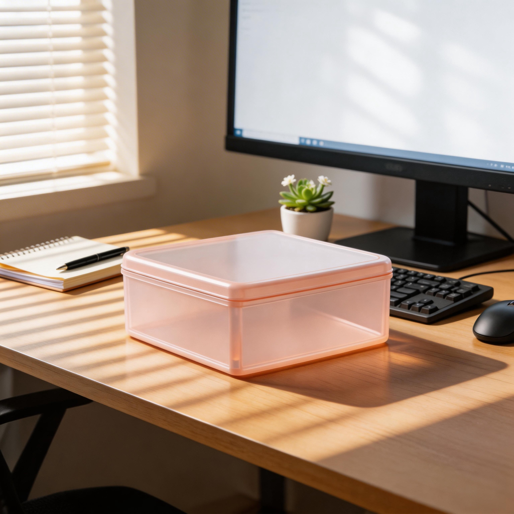 Practical Storage Solution | Durable Plastic Material | Versatile Home Organization | Ideal Gift for Neat Enthusiasts | Sleek and Transparent Design