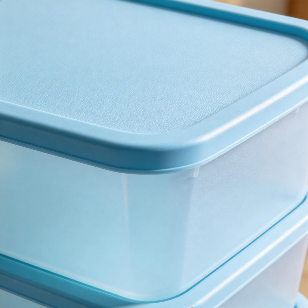Functional & Stylish | Plastic Material | Compact Home Storage | Ideal Gift for Organizing Enthusiasts | Soft Blue Design