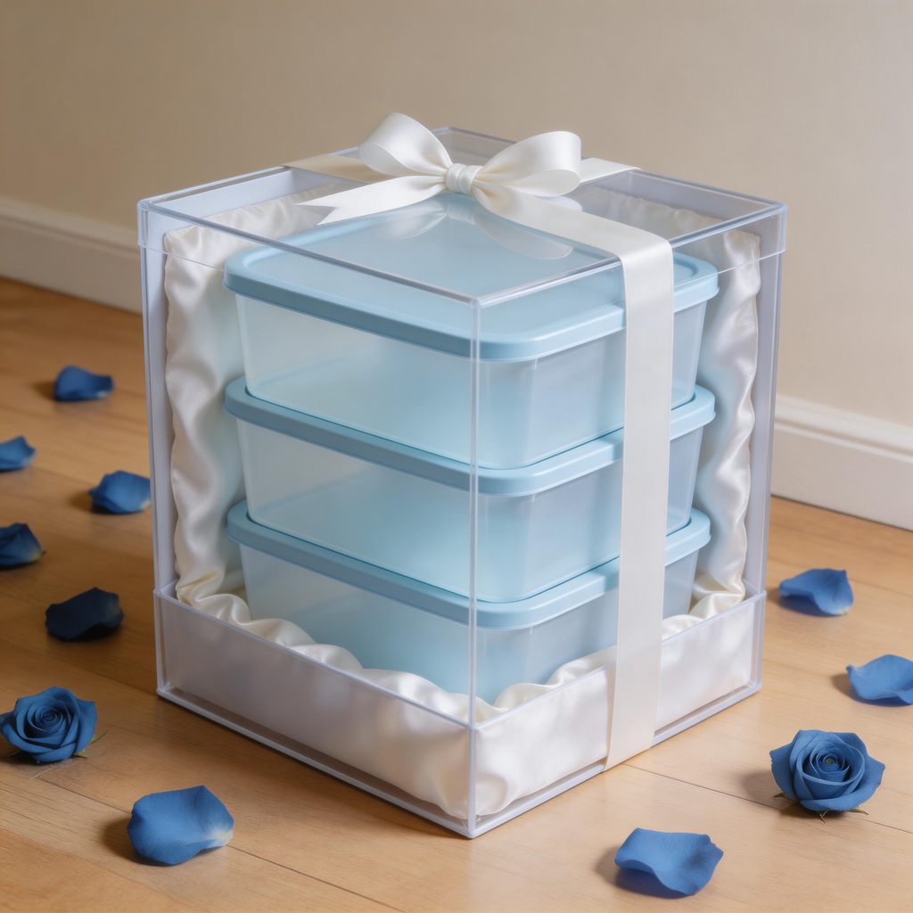 Functional & Stylish | Plastic Material | Compact Home Storage | Ideal Gift for Organizing Enthusiasts | Soft Blue Design