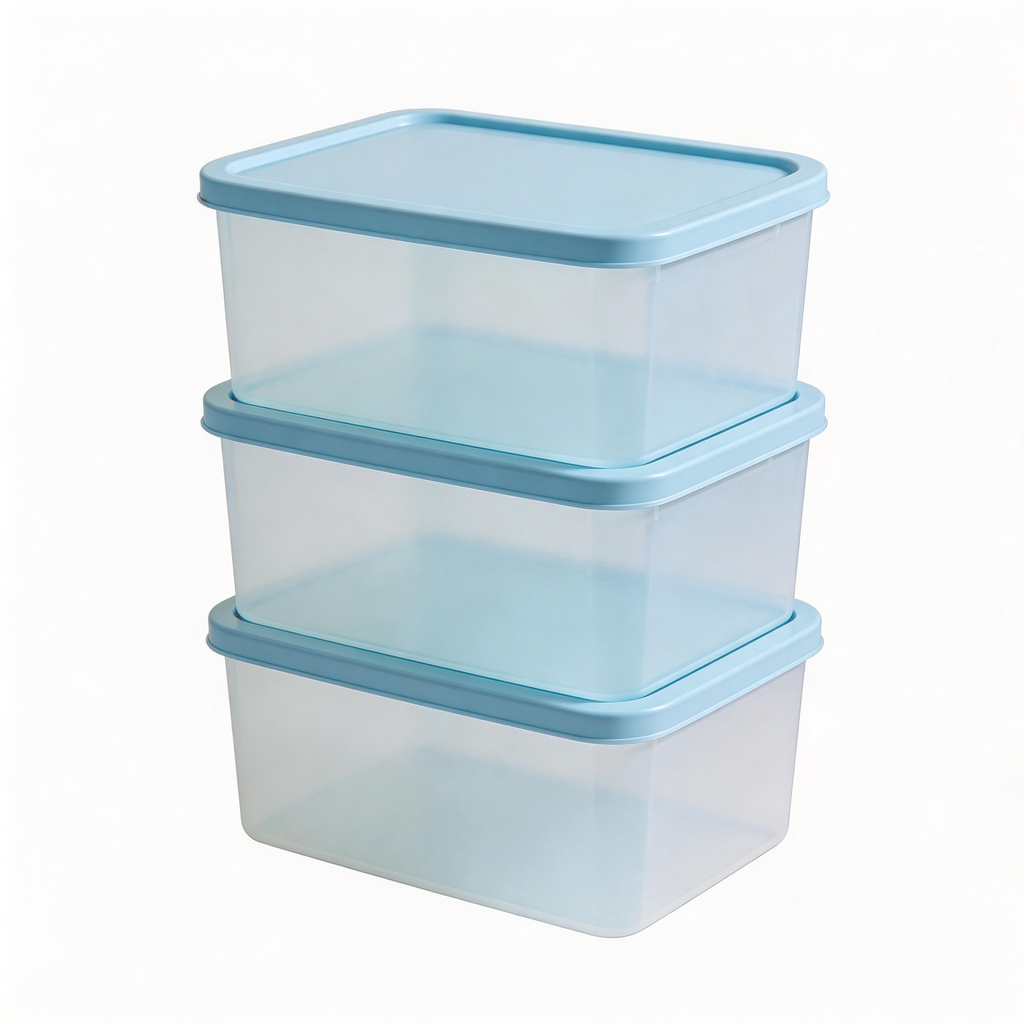 Functional & Stylish | Plastic Material | Compact Home Storage | Ideal Gift for Organizing Enthusiasts | Soft Blue Design