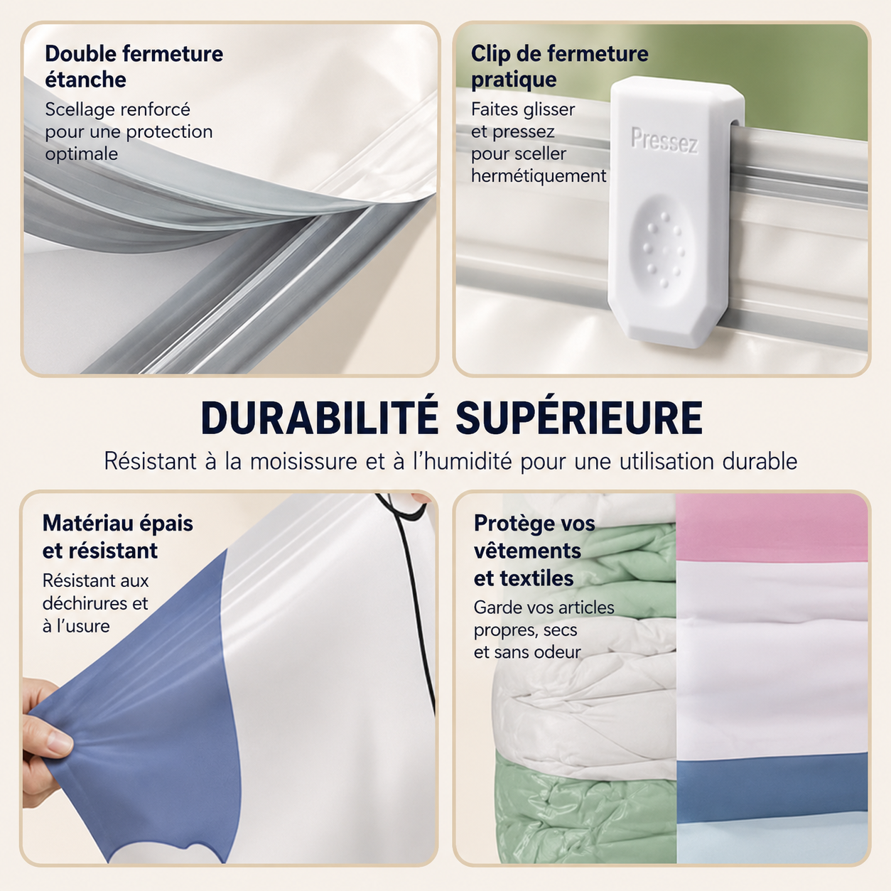 📦 Large-Capacity Vacuum Bags – No Pump Needed! 🎇