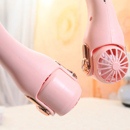 🥳2026 HOT SALE🥳💞50K+ SOLD!🍃💨 50% OFF! Neck Air Conditioner Fan – Ultra‑quiet, 360° rotating, 3 speeds. Hands‑free cooling, long battery. 🌬️😎🌬️