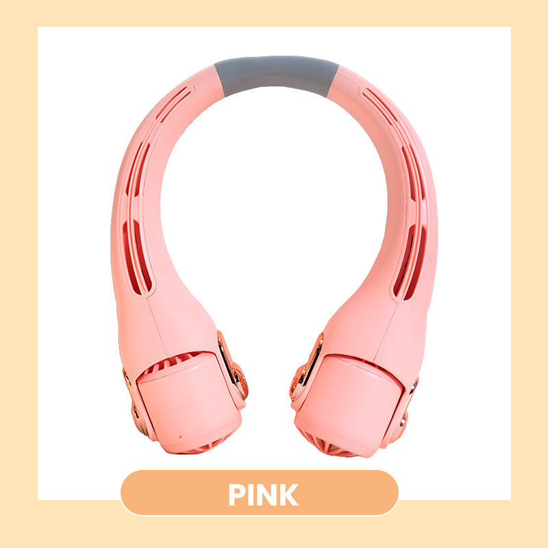 🥳2026 HOT SALE🥳💞50K+ SOLD!🍃💨 50% OFF! Neck Air Conditioner Fan – Ultra‑quiet, 360° rotating, 3 speeds. Hands‑free cooling, long battery. 🌬️😎🌬️