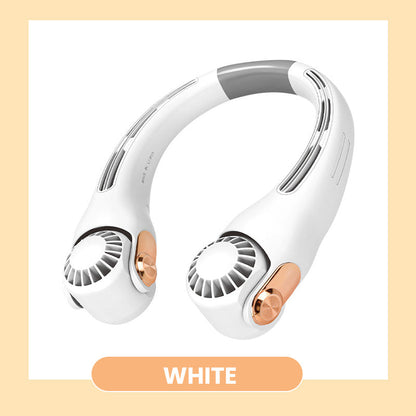 🥳2026 HOT SALE🥳💞50K+ SOLD!🍃💨 50% OFF! Neck Air Conditioner Fan – Ultra‑quiet, 360° rotating, 3 speeds. Hands‑free cooling, long battery. 🌬️😎🌬️